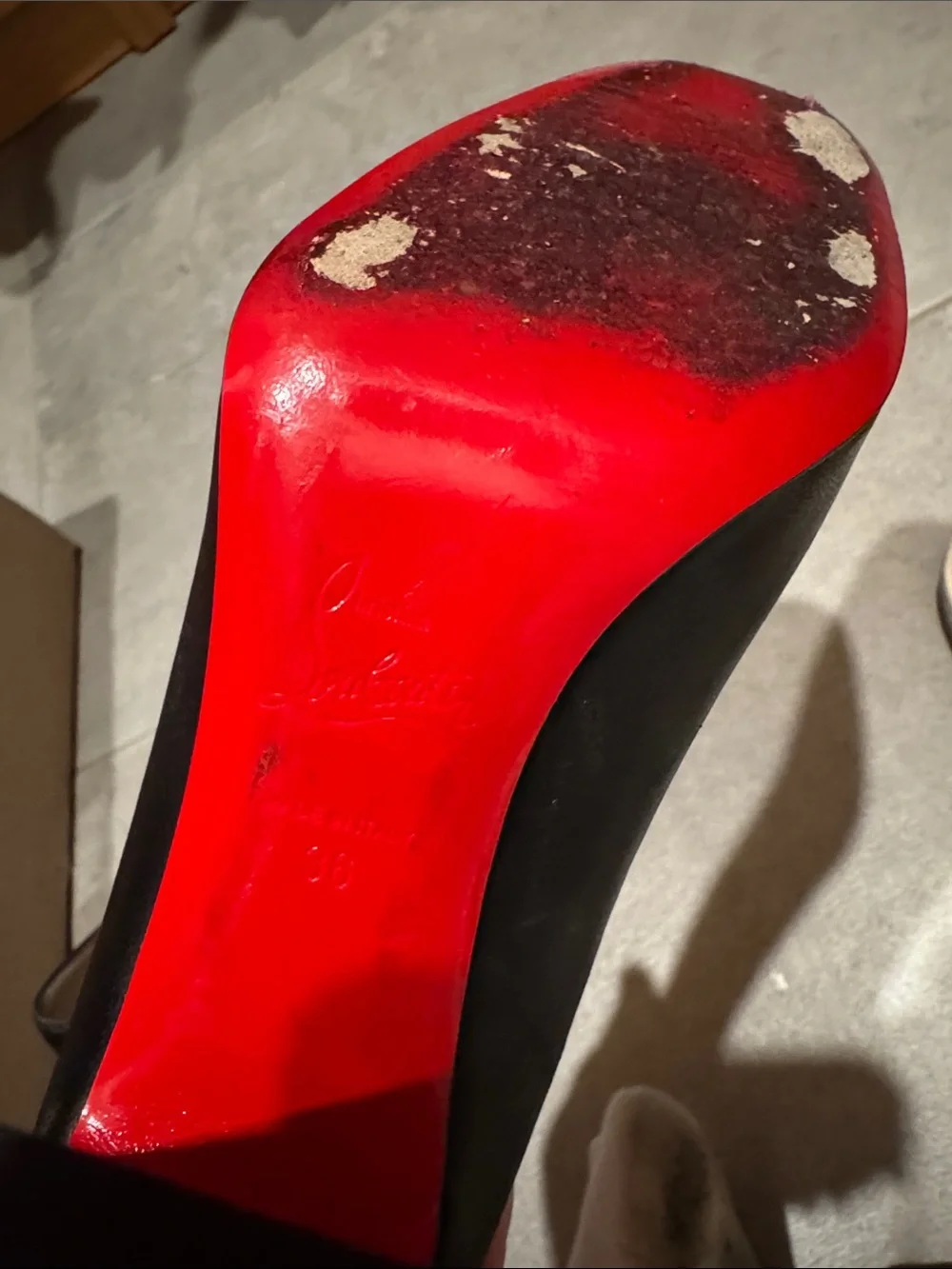 Studded Christian Louboutin Heels size 36